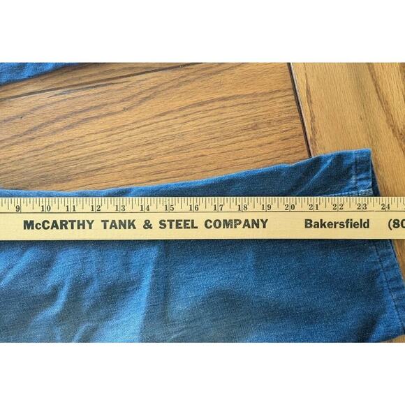 1950’s Lady Levis 701 Big E Selvedge Denim Blue Jeans Talon Zipper Altered 26 - Picture 14 of 16